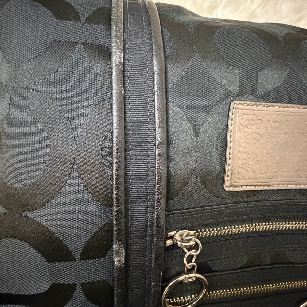 Coach Black Signature Tote Bag - Picture 7 of 11